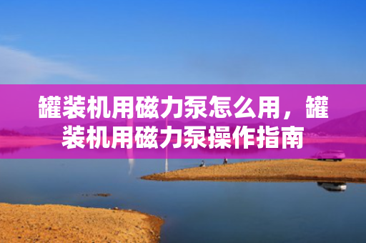 罐装机用磁力泵怎么用，罐装机用磁力泵操作指南