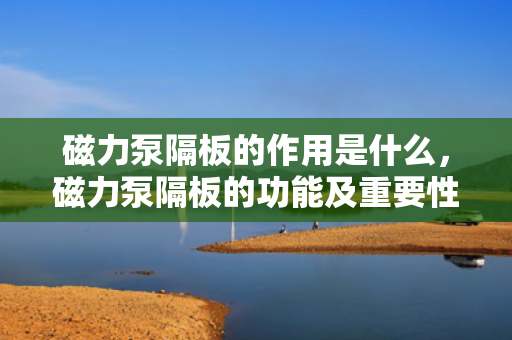 磁力泵隔板的作用是什么，磁力泵隔板的功能及重要性解析