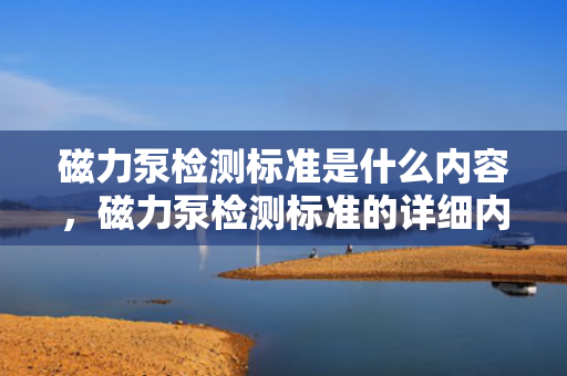 磁力泵检测标准是什么内容，磁力泵检测标准的详细内容与要求