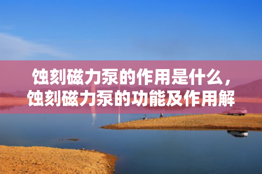蚀刻磁力泵的作用是什么，蚀刻磁力泵的功能及作用解析