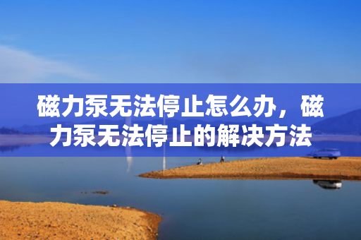 磁力泵无法停止怎么办，磁力泵无法停止的解决方法