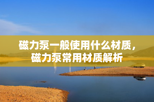 磁力泵一般使用什么材质，磁力泵常用材质解析